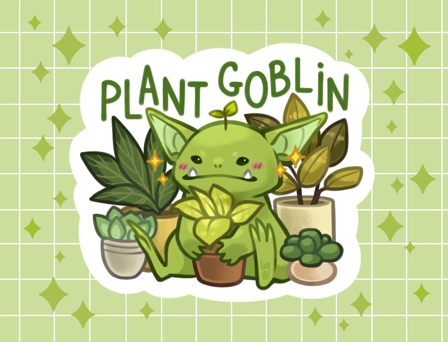 Plant Goblin sticker