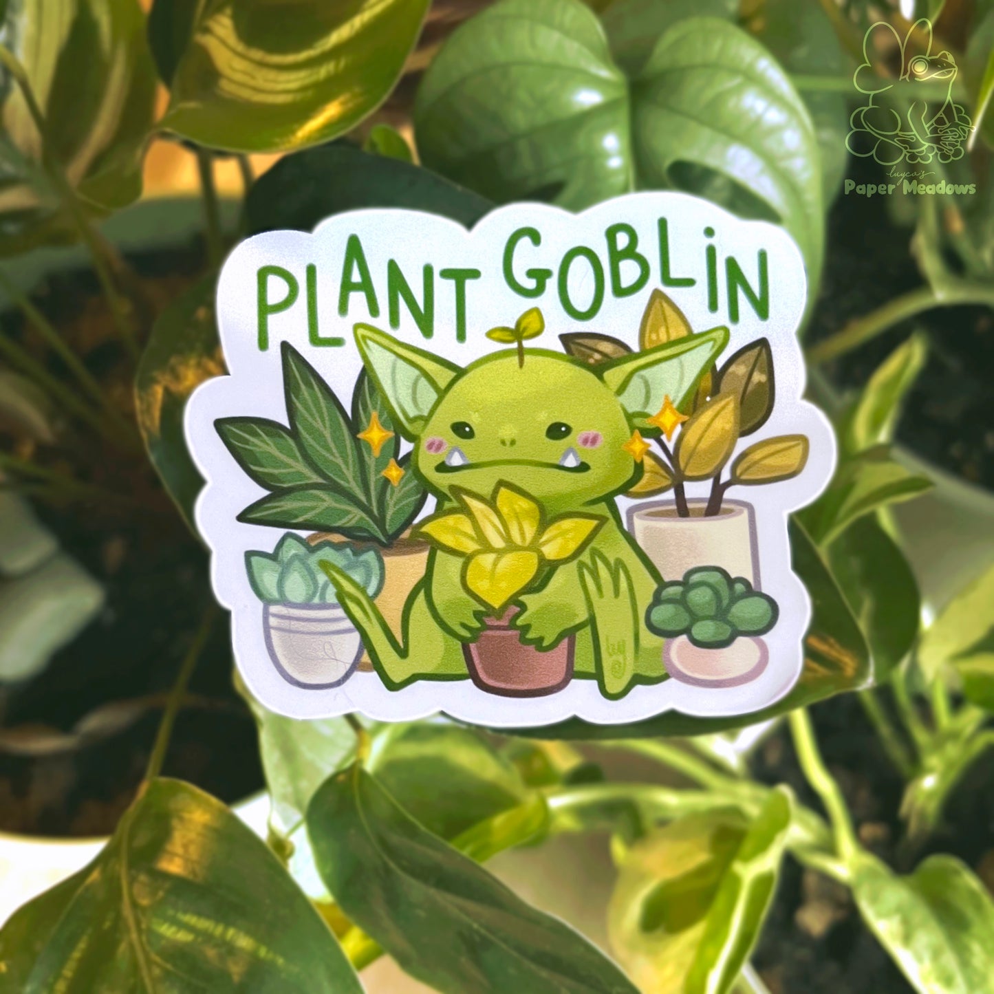 Plant Goblin sticker