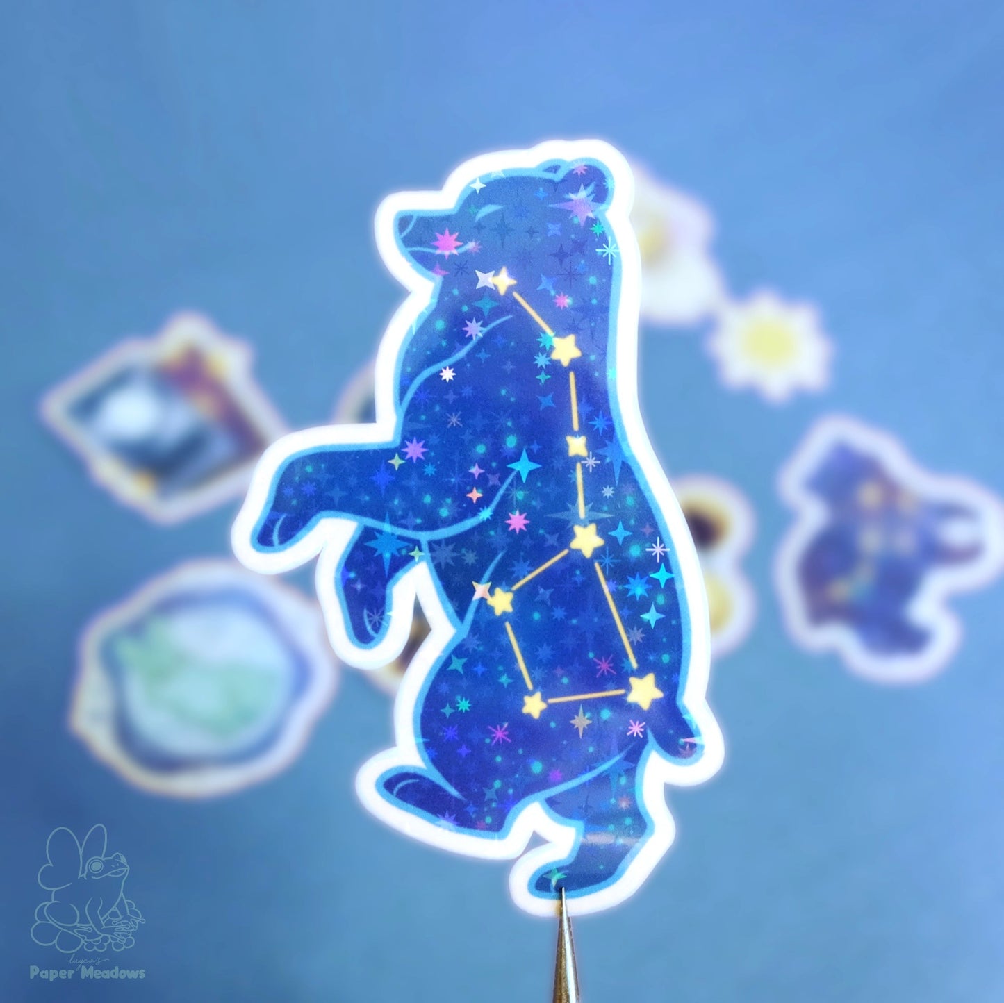 Moon & Stars sticker set