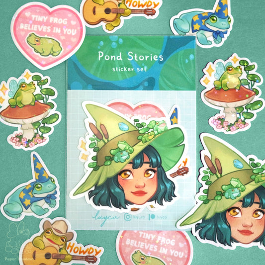 Pond Stories sticker set