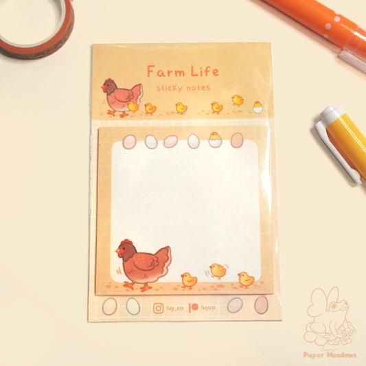 Farm Life sticky notes