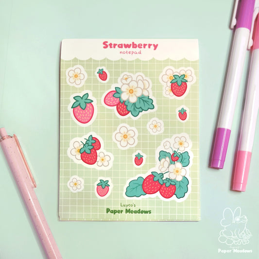 Strawberry notepad