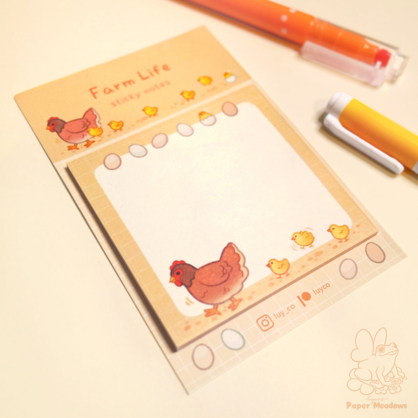 Farm Life sticky notes